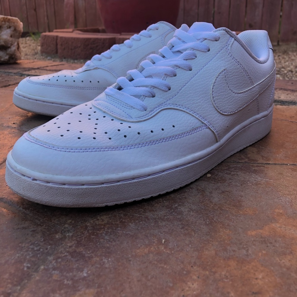 Mens Nike Court Vision LO Athletic Shoe / White / CD5463 100 / NEW / Size 11